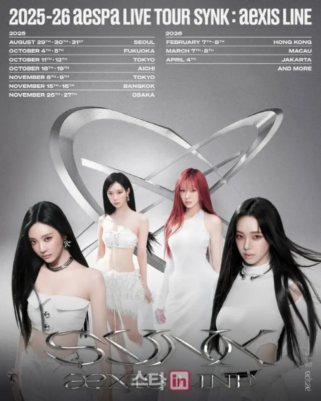 「aespa」、香港公演2回全席がソールドアウト…最大トラフィック860万を記録02