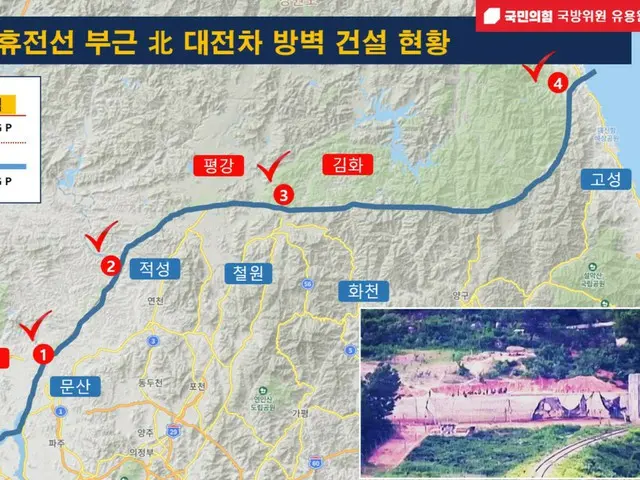 北朝鮮「朝鮮半島版 “ベルリンの壁”」を建設…衛星写真で詳細を確認=韓国