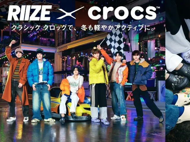 "RIIZE" and "Crocs" winter campaign starts on Thursday, November 6, 2025!