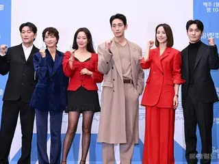 [Photo] Kim Hee Sun and Han Hye Jin attend the production presentation of the new TV series "Because There Is No Next Life"