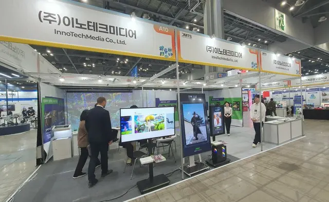 Inno Tech Mediaの展示ブース（写真：wowKorea）