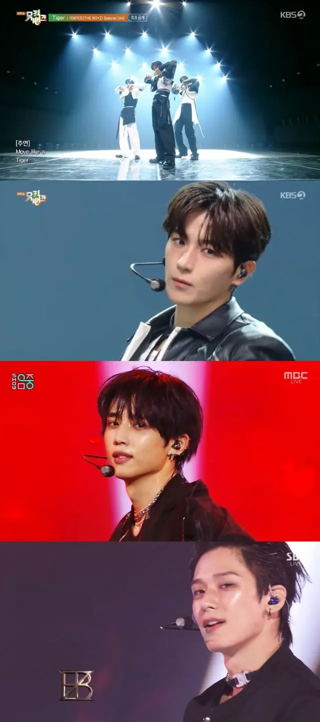 「THE BOYZ」ヒョンジェ＆ソヌ＆ジュヨン、「Tiger」の音楽番組が大盛況…ユニットの底力証明
