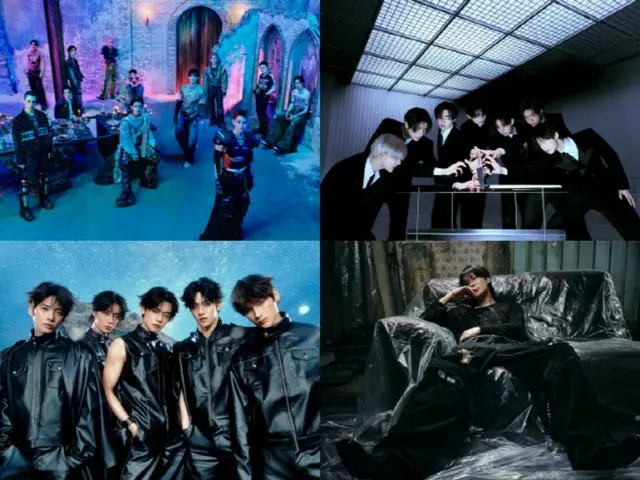 "SEVENTEEN", "ENHYPEN", "J-HOPE (BTS)", and "TXT" ranked in the top 10 on the Asia Focus Chart