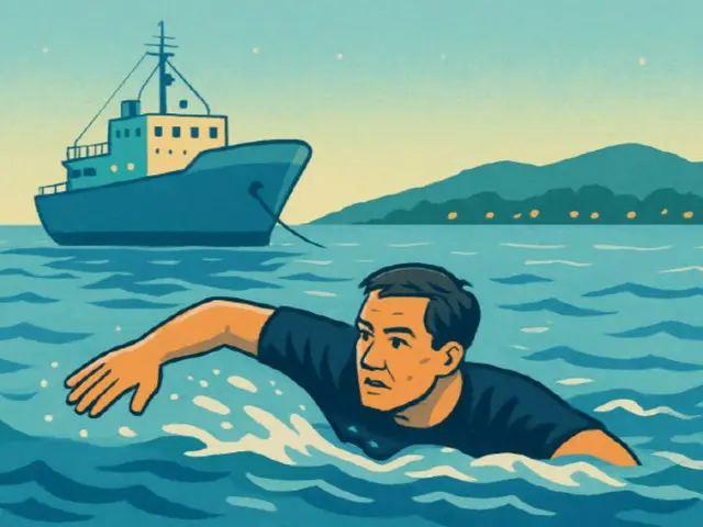 "Physical King" who "dives into the sea" in Busan after swimming for 2.5 hours - South Korean media