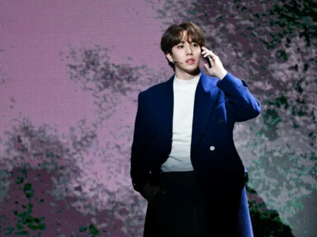 Kazuta of "n.SSign" finishes his first performance of the musical "Crash Landing on You" with great success