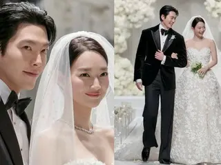 Shin Min A's wedding necklace worth over 30 million yen becomes a hot topic... Her dress is from the same luxury brand as Kim Yuna's