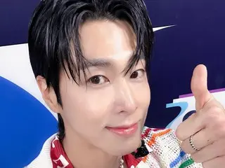 "TVXQ" Yunho, a charming thumbs-up greeting for the end of "Vuja De" activities... "Thank you"