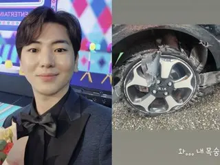 [Official] Actor Lee Joo Seung had a terrifying tire accident... The agency said, "No injuries."
