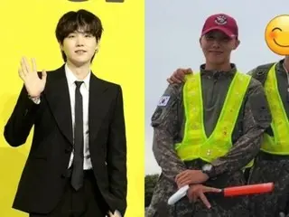 "BTS" SUGA enlisted today...and J-HOPE, recent status of dignified assistant professor..."BTS" wise military life