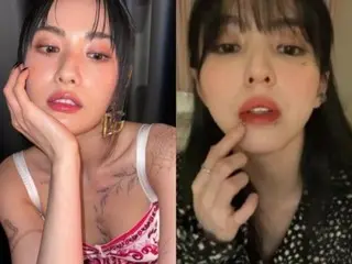 "You can take it off when you work." Actress Han Seo Hee, from her lip ball piercing to her full body tattoo of Nana (AFTERSCHOOL)... Unprecedented journey