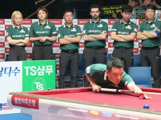 <Pro Billiards> NH Agricultural Cooperative Card achieves the feat of winning the team league for the first time in PBA history with ``all wins and 8 consecutive wins''