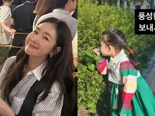 Actress Choi Ji Woo looks like a doll wearing Hanbok...Revealing the latest status of her cute daughter