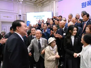 President Yoon meets atomic bomb victims and vows to develop Japan-Korea relations in a future-oriented manner