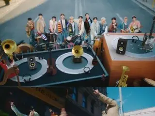 "SEVENTEEN" has added the MV teaser of their new title song "God Of Music"...The first public performance is attracting attention