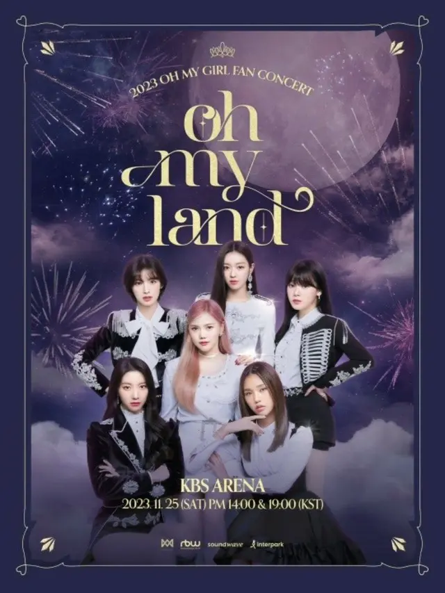 「OH MY GIRL」、初のファンコンサート 「OH MY LAND」団体ポスター公開…30日に先行販売