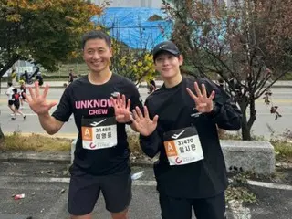Lim Siwan (ZE:A) participates in marathon event, ``Completes 10 km, top 3%''