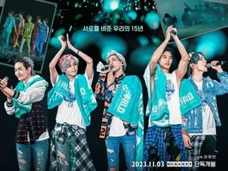 "SHINee" releases special concert movie in Korea today (3rd) commemorating 15th anniversary of debut...Special time travel