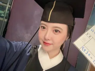Actress Ku Hye Sun has already graduated from Sungkyunkwan University...She has the baby-faced beauty of a female college student in her 20s.