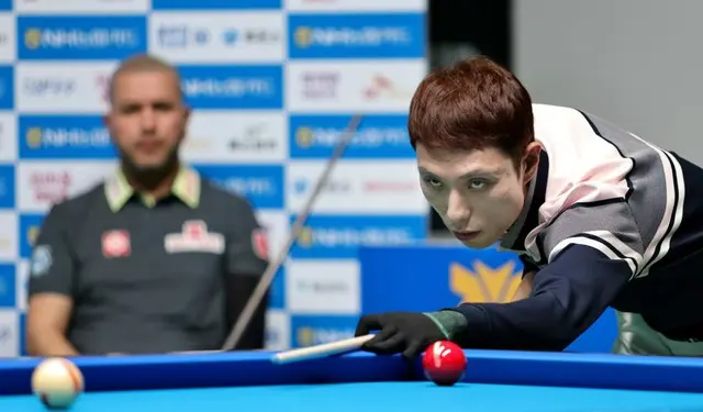 ストロークするチェ・ウォンジュン（写真：PBA）
