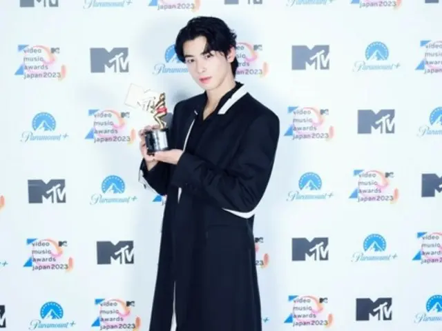 【公式】チャウヌ、日本「MTV VMAJ 2023」でアジア初の”Global Icon Award”受賞