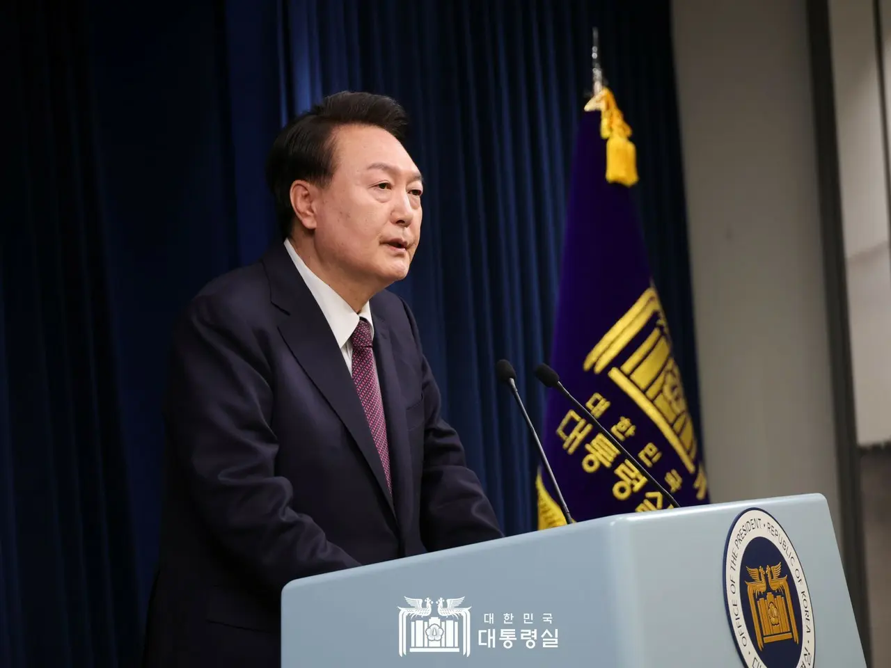President Yun Seok-Yeol expresses disappointment over the failure to