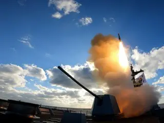 South Korean Navy successfully launches SM-2 ship-to-air missile for the first time...hits target = South Korean report