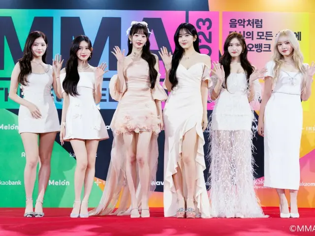 「MMA 2023」レッドカーペットイベントに登場した「IVE」1