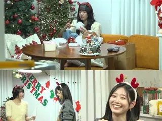 Singer Kwon Eun Bi (formerIZONE), Christmas home party with best friends Choi Yena & Kim Min Ju (Omniscient)