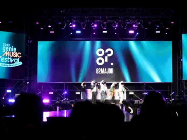 韓国新人ボイグループ「82MAJOR」、オープニングアクト務めた「ジニーミュージックフェスティバル」で完成型アイドルの本領発揮！写真提供=グレートエムエンタテインメント