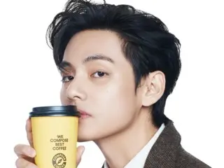 "BTS" V selected as the new brand model of "COMPOSE COFFEE"