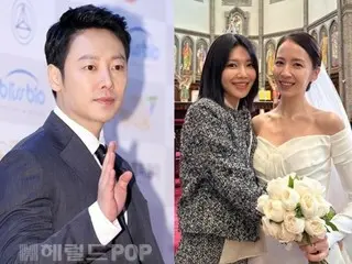 Actor Kim DongWook marries SM trainee Stella...Suyeong (SNSD), who attended the wedding, congratulates him, saying, "It was more beautiful than I imagined."