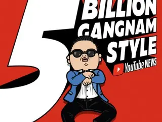 Singer PSY's MV for "Gangnam Style" becomes the first K-Pop artist to surpass 5 billion views