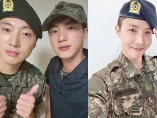 "BTS" JIN & J-HOPE and "WINNER" Kang SUNG-YOON inherited the lineage of special warriors... Military life is also excellent