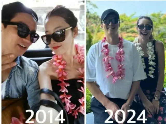 女優ソ・イヒョン＆俳優イン・ギョジン夫婦、結婚10周年旅行…変わらないビジュアルに驚き