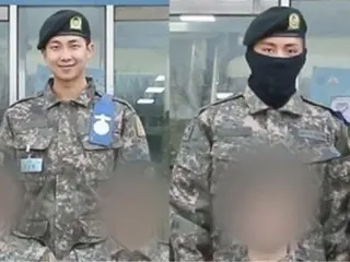 "BTS" V & RM additionally releases recent status at training center... smile that makes you feel relaxed