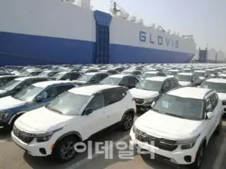 South Korea's car exports reach record high, ``historically fast'', says South Korean media
