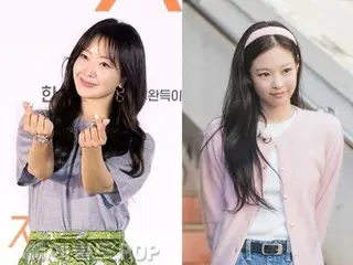 Actress Kim Hee Sun is satisfied with the perfect reproduction of the styling worn by ``BLACKPINK'' JENNIE from the TV series ``Tomato.'' "The fashion is cute.''