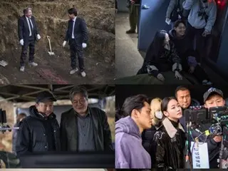 “Kim Go Eun & Choi Min Sik Starring” movie “Burning Tomb”, behind-the-scenes stills released on set