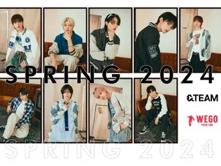 “&TEAM” has been appointed as the visual model for WEGO 2024 SPRING & SUMMER!