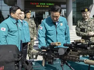 South Korean Minister of Defense visits Special Warfare Command...Ministry of Defense unveils ``U.S.-South Korea Special Strike Training'' in an ``unprecedented manner''