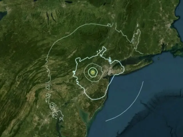 ニューヨーク市付近でマグニチュード4.8の地震…「建物の倒壊や人命被害はない」