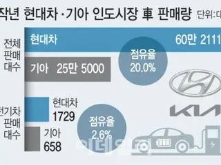 Hyundai and Kia to boost market share in India, hotbed of EV competition, by investing in equipment and selling new models - South Korean media