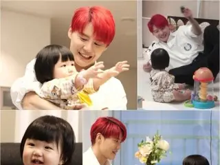 Jun Su (Xia) appeared on a terrestrial variety show for the first time in 15 years today (21st)... He was all lovey-dovey with BewhY's daughter