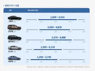 Six months after Hyundai's certified used car sales began, the "Grandeur" model is the most popular in Korea