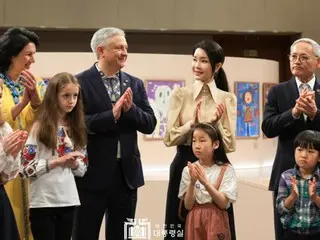South Korean First Lady Plans Ukrainian Children's Art Exhibition... "We Want to Share Respect for Life"
