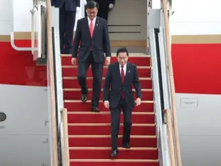 Prime Minister Kishida arrives at Seoul airport... Visiting Korea for the first time in a year to attend the Japan-China-Korea Summit