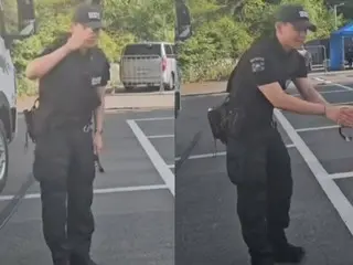 "Wow, you look even cooler in your uniform"... BTS' V's surprising new post, "deep greeting at 90 degrees" - what's going on?