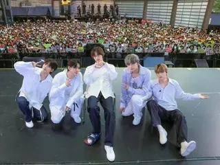 "TOMORROW X TOGETHER" showcase successfully completed... debut's first 4-dome tour