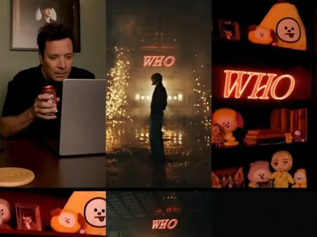 【公式】「BTS（防弾少年団）」 JIMIN、米国「ジミー・ファロン・ショー」出撃…新曲「Who」ステージ初公開