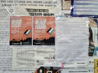 Seoul University professor accused of damaging pro-Palestinian posters - South Korea